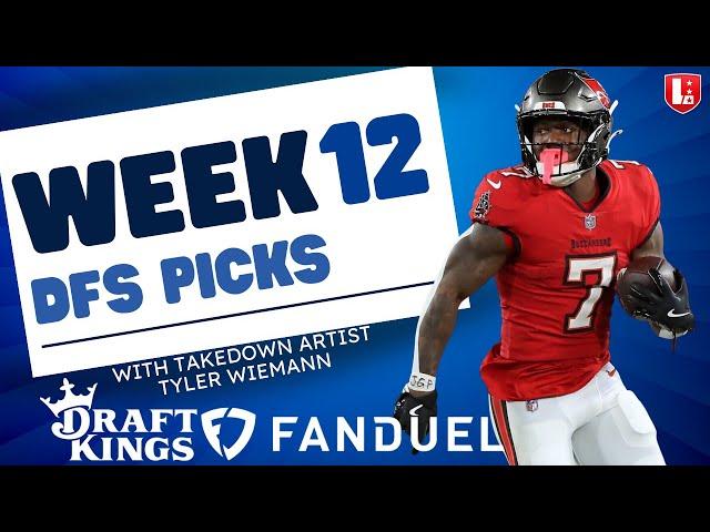 NFL | Week 12 Main Slate Picks |  DFS Picks for DraftKings, FanDuel, and Yahoo