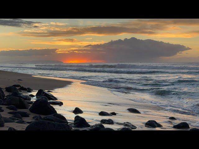 Relaxing Sunset on Kauai Island, Hawaii State