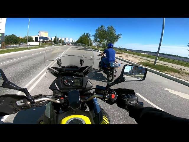  SUZUKI V-STROM XT 650 | Брат на синей ямахе | Выезд на Обь