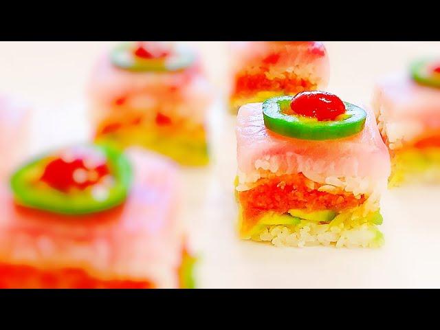 Oshizushi Pressed Sushi寿司卷装盘摆盘How To Make Sushi