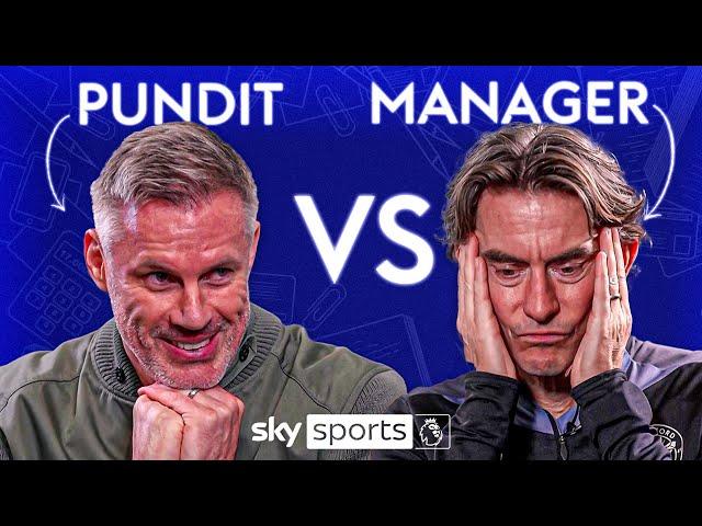 JAMIE CARRAGHER vs THOMAS FRANK | ULTIMATE FOOTBALL QUIZ | Manager vs Pundit 