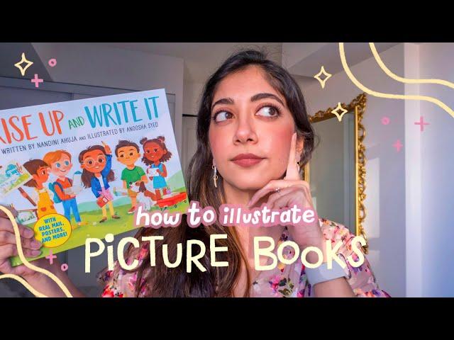   HOW I MAKE MY CHILDREN'S BOOKS!  picture book publishing process