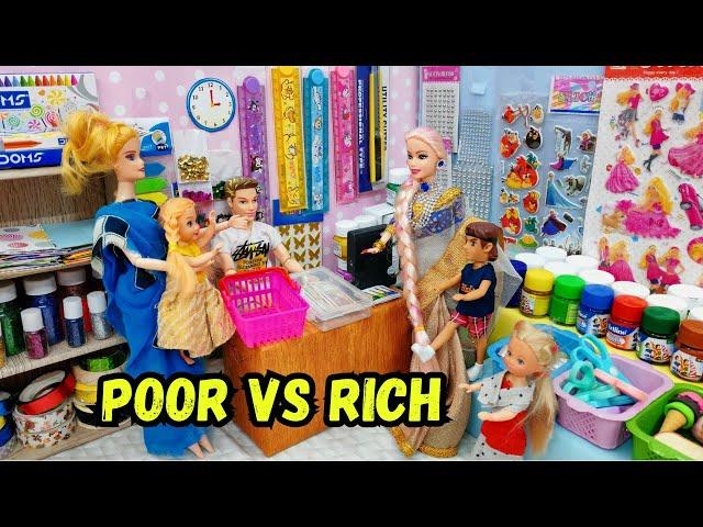 Rich VS Poor Barbie doll shopping/Barbie show tamil