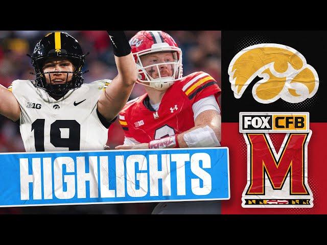 Iowa Hawkeyes vs. Maryland Terrapins Highlights | FOX College Football