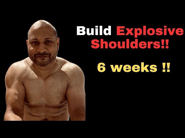 How to build explosive shoulders in 6 weeks