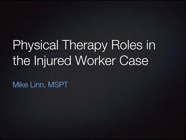 Connell Seminar Series 2020: Annual Spring Seminar, Guest Speaker; Mike Linn, Physical Therapist