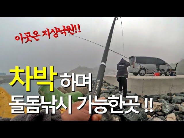 차박하며 돌돔낚시 가능한곳!! (구멍치기 가능) #추자도 #fishing #낚시 #원투낚시