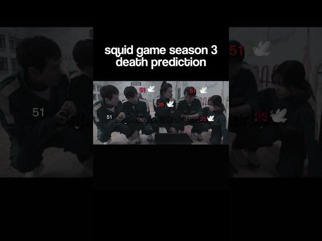 Gihun's Team Squid Game Season 3 Deaths Predictions Edit In-Ho Jun-Hee Jung-Bae Dae-Ho  |