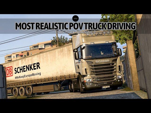 Most Realistic Pov Truck Driving-Most Realistic Mods of Ets 2-Scania R450. [Most Hidden Roads/1.50]