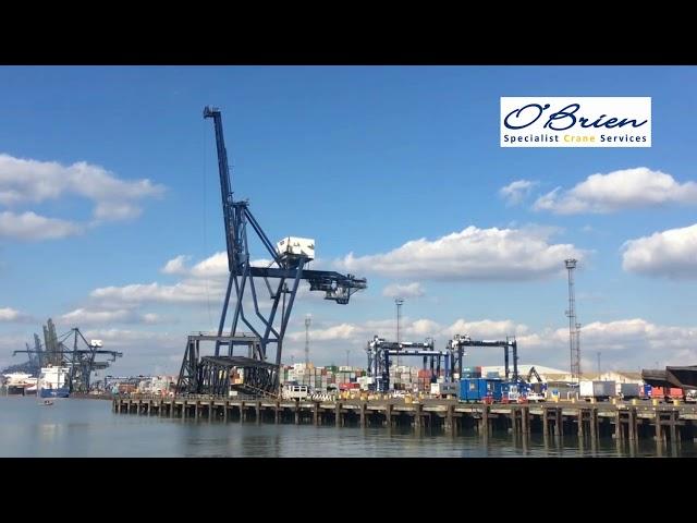 Controlled Collapse of STS Crane - Port of Felixstowe, UK