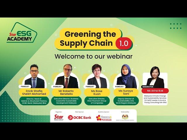 Greening the Supply Chain 1 0