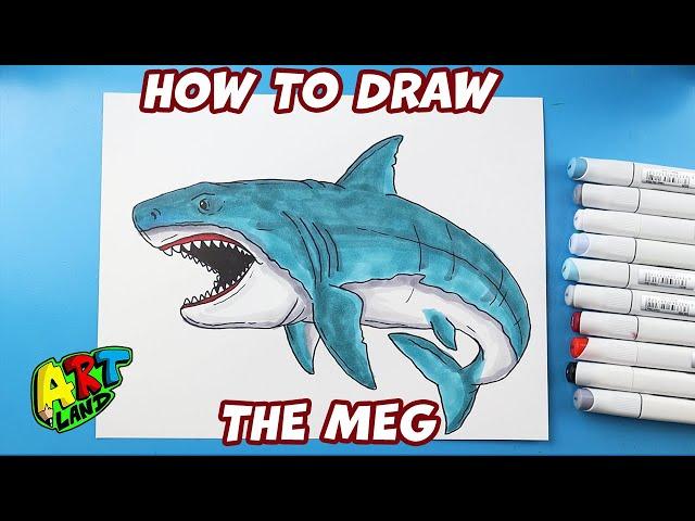 How to Draw The Meg l Meg 2 The Trench