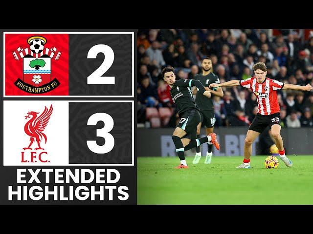 EXTENDED HIGHLIGHTS: Southampton 2-3 Liverpool | Premier League