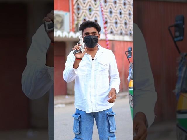 Fake g#n prank #shorts #poppervishal #prank #funny #reaction #viralvideo