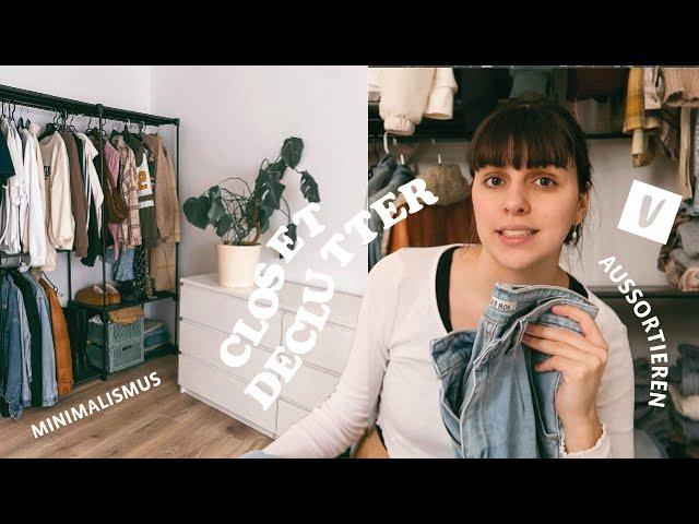 CLOSET DECLUTTER | Motivation zum Ausmisten & der Versuch minimalistischer zu Leben 