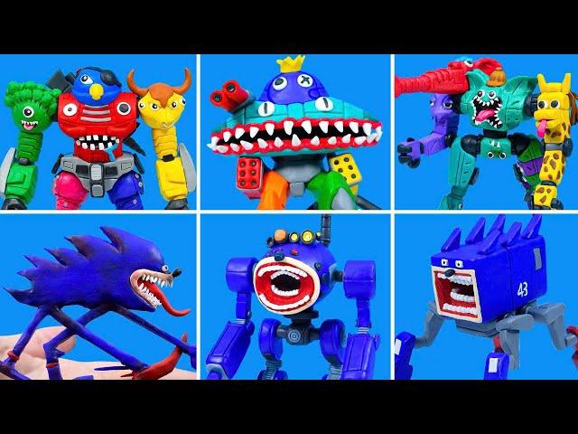 How To Make NEW TRANFORMER ROBOT BANBAN & ROBOT SONIC | CLAY TUTORIAL