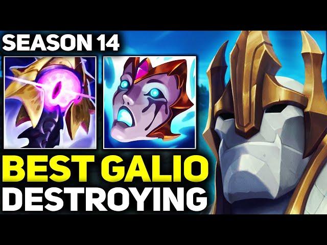 RANK 1 BEST GALIO SHOWS HOW TO DESTROY! | League of Legends