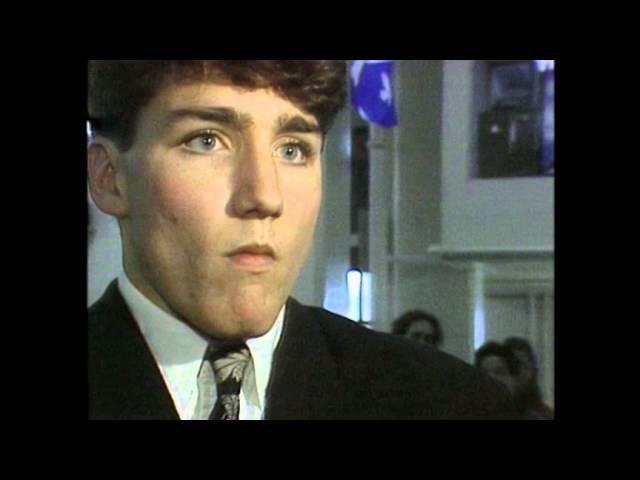 An 18 Year-Old Justin Trudeau on Quebec Sovereignty