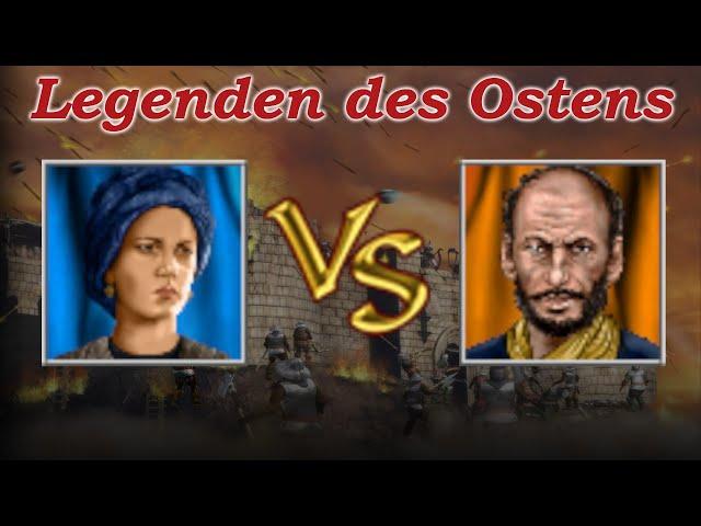 Emira vs Hyäne | Legenden des Ostens | Stronghold Crusader - KI Kämpfe