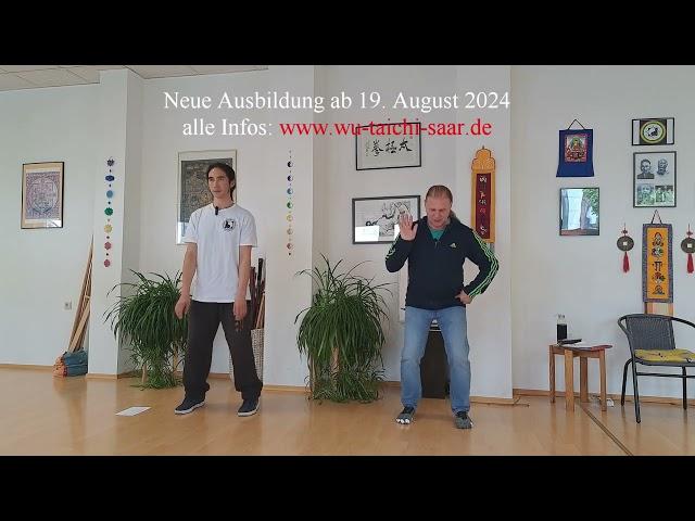 Taiji Kursleiterausbildung: Warm-Up - Schüttelbewegung mit Sifu Jürgen Meyer und Shi Heng Zuan