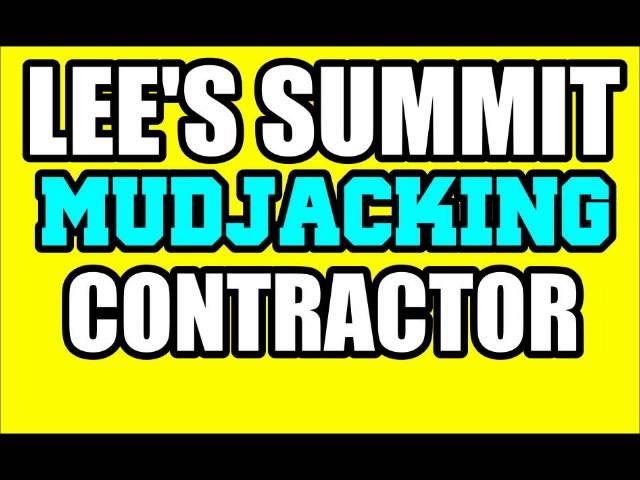 LEE'S SUMMIT MUDJACKING CONCRETE LEVELING DRIVEWAY REPAIR SIDEWALKS