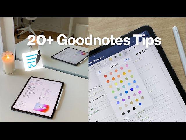 20+ Goodnotes Tips and Tricks | Hidden features and helpful hacks️