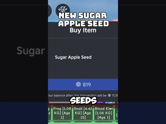 How Much Is Sugar Apple Worth #roblox #growagarden #viral