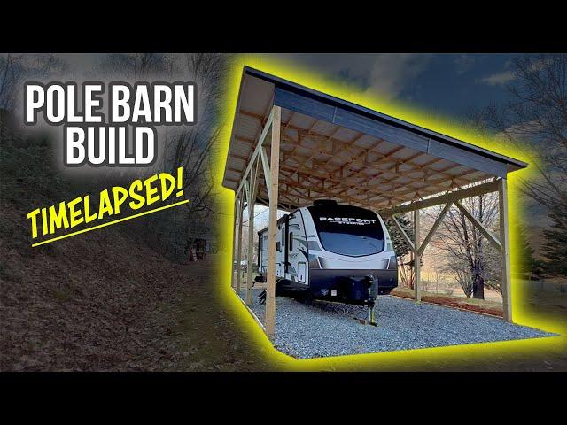 Pole Barn Build Timelapsed!