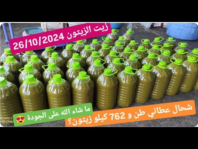 موسم الزيتون قلعة السراغنة طحنت 1762كيلو زيتونشحال عطاني ديال الزيت زيت اليوم 26/10/2024 الجودة