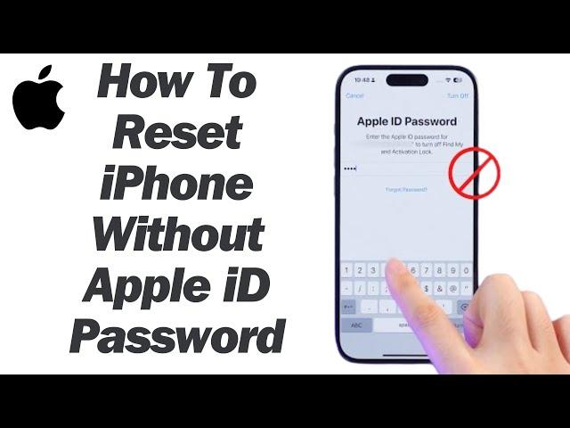 How To Reset iPhone Without Apple iD Password ! 2024