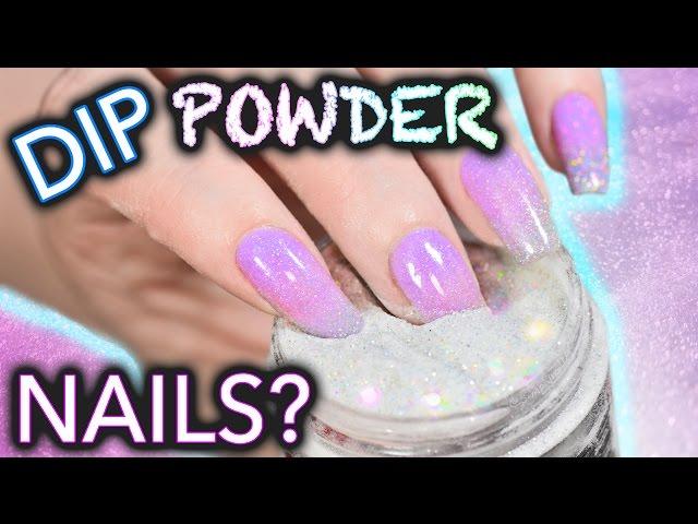 DIY Dip Powder Nails (do not snort)