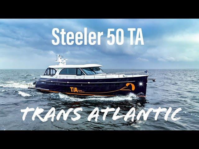 Моторная Яхта для кругосветки Steeler 50TA.У нее есть парус! #bootdusseldorf2024 #катер