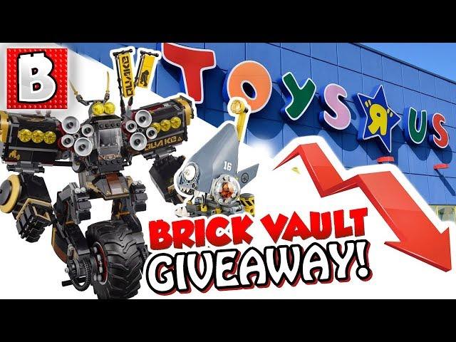 Toys"R"Us Bankrupt?! LEGO Ninjago Movie Wave 2 Sets! 1st BrickVault GIVEAWAY! | Weekly LEGO News