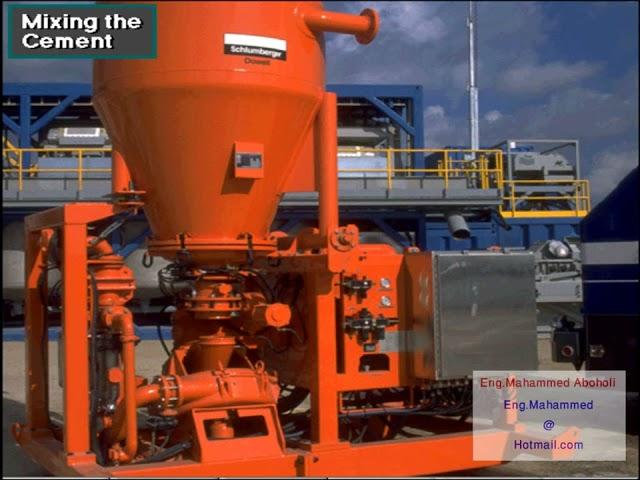 cementing the casing اسمنت التغليف