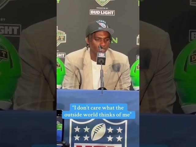 #Titans QB Cam Ward doesn’t care what others have to say. #tennessetitans #atozsports #camward #nfl