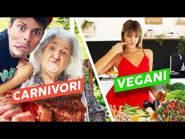 CARNIVORI  VS VEGANI  - BATTAGLIA EPICA - iPantellas