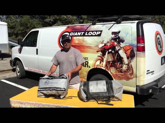 How to Carry Motorcycle Helmet with Giant Loop Soft Luggage