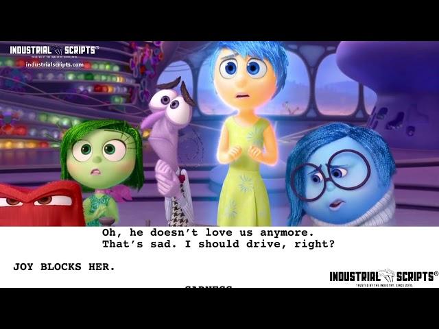 Classic Movie Scenes: INSIDE OUT (2015) // Pizza Scene // Script-to-Screen