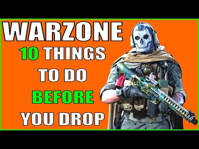 Warzone Tips: Before You Drop (Modern Warfare Warzone Beginner TIPS)