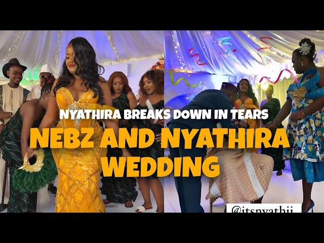 Nyathira breaks in tears inside Wedding with Nebz multimillion ruracio