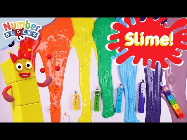 Numberblocks Slime DIY | Learn to count makes for Kids | @Numberblocks