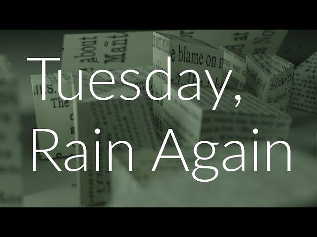 Tuesday Rain Again: Simple Blender Animation