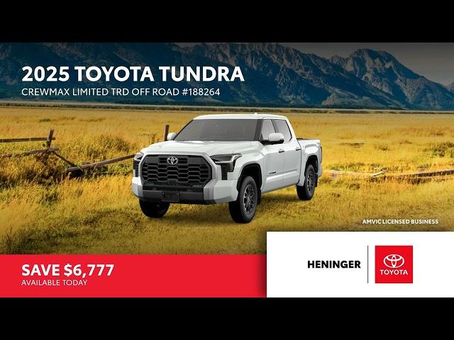 2025 Toyota Tundra CrewMax Limited | Calgary, Alberta