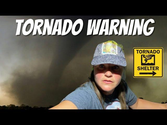 Tornado Warning! TAKE SHELTER IMMEDIATELY! Tornadic Wind and Storms Rip Through Oklahoma!