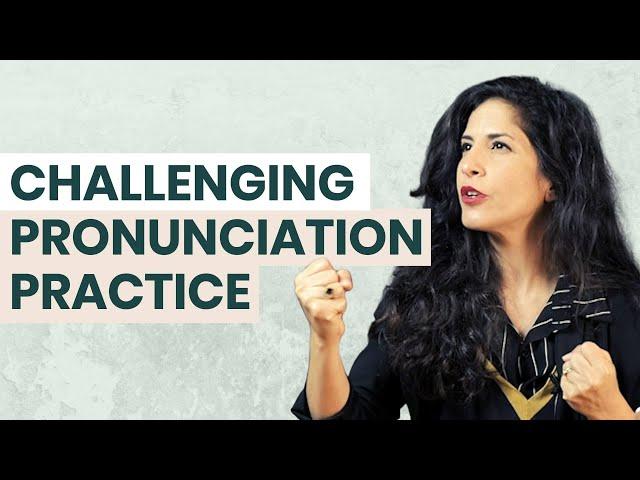 10 MIN Daily Pronunciation Practice for English Learners [Challenge mode]