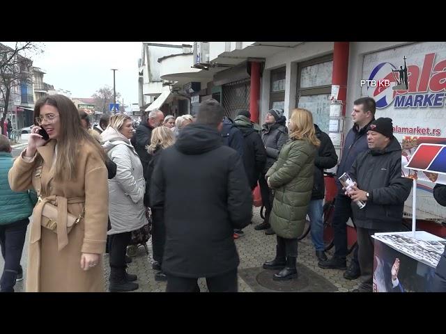 SNS Kraljevo organizovao stand na gradskoj pijaci