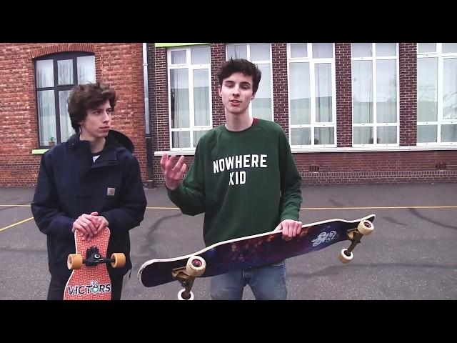 LONGBOARD Game Of S.K.A.T.E. | HANDTRICKS ONLY | Hans vs. Robbe