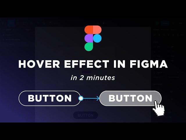 Create a Button with a HOVER EFFECT ANIMATION in Figma | Easy Tutorial