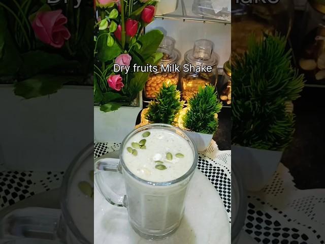 Dryfruits milk shake  #food#healthy#milkshake#recipe#healthydiet#refreshing#multivitamindrink