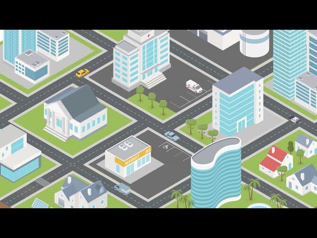 Isometric 3D Animation Scenes - After Effects Template